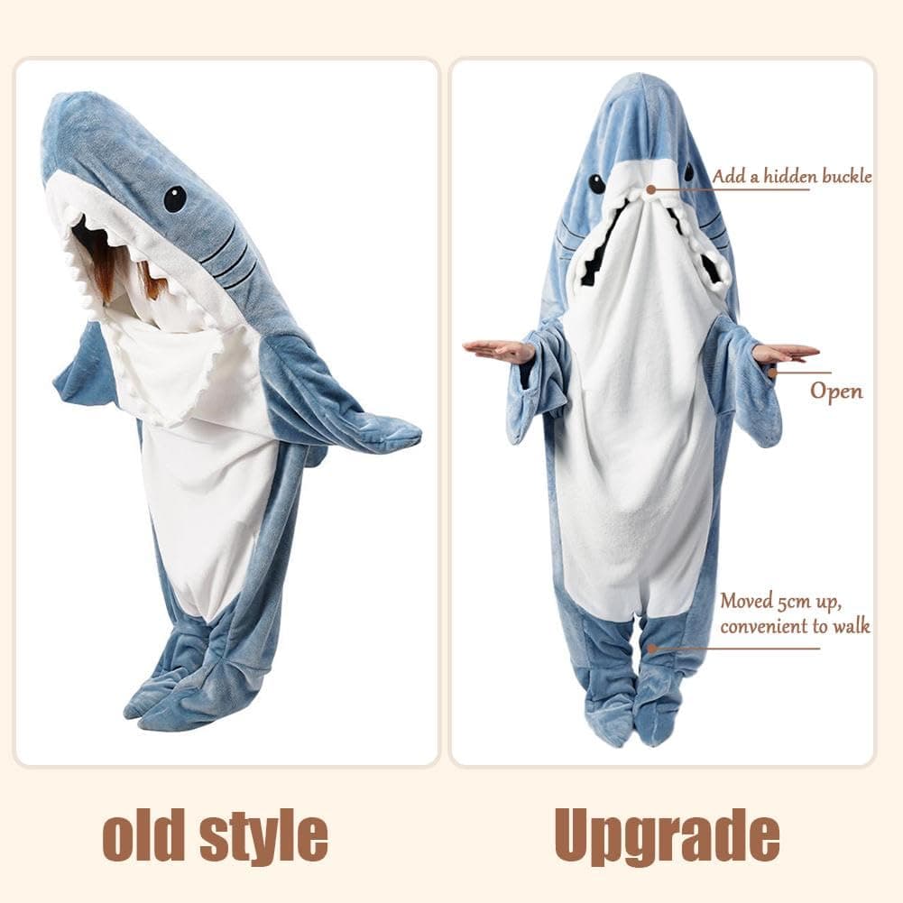 Shark Blanket Adult Wearable Blanket Bedspread, Onesie thumbnail 2