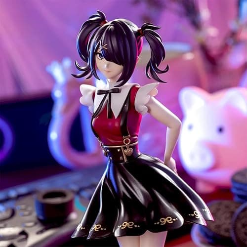 YLQANONG Kangel Figures AME Chan Illustration Anime Figure Original Painting Figure Raincandy U Anime Figurine 7.09Inch thumbnail 7