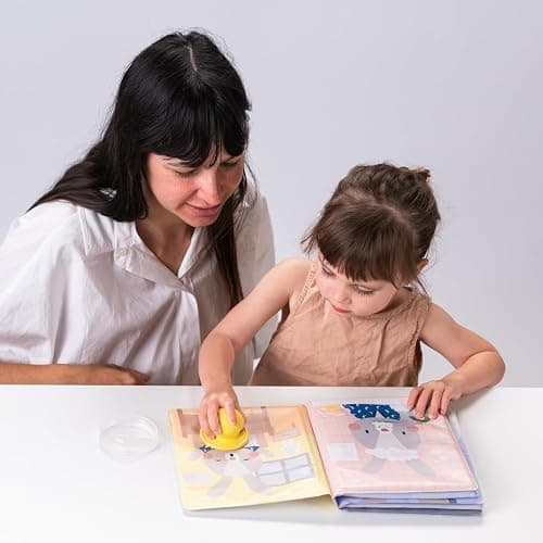 Taf Toys water reveal pad with Magic Stamp Interactive Reusable Water-Reveal Activity book for Toddlers 18 month, Non-Toxic & Quick-Drying Baby water magic for Toddler and Infants, Perfect Shower Gift thumbnail 7