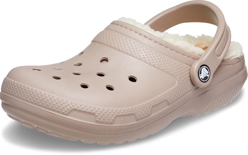 Crocs Unisex Adult Classic Lined Clog Fuzzy Slippers - Image 1