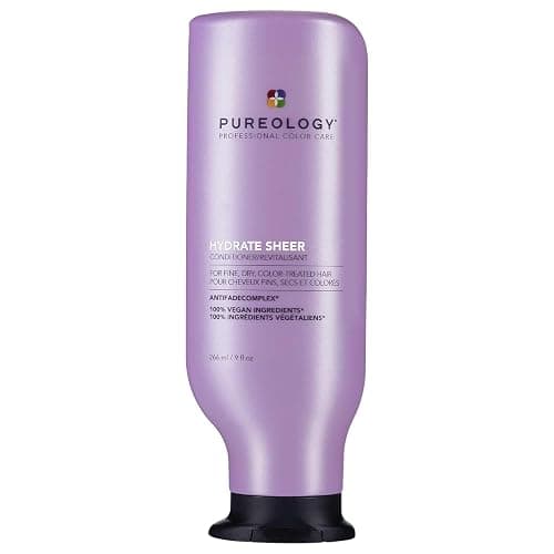 Pureology Hydrate Sheer Conditioner - Lightweight Hydrating Conditioner For Fine or Dry Color-Treated Hair, Silicone-Free & Vegan - Image 1