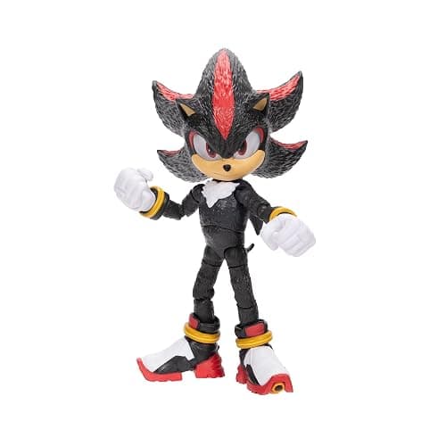 Sonic The Hedgehog – 5-Inch Shadow Action Figure – 20+ Points of Articulation – Official Collector Toy – Boys & Girls Ages 3+ thumbnail 3