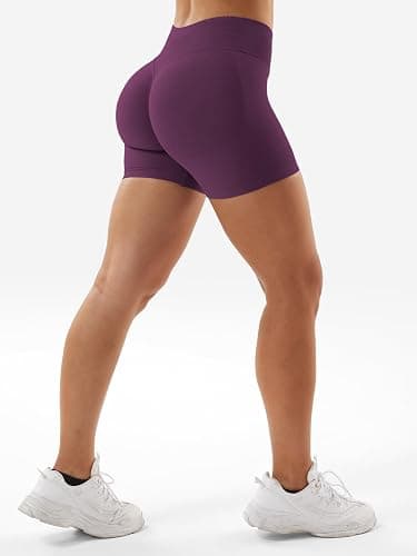 YEOREO SoftHue Women Workout Gym Impact Shorts Hidden Scrunch Butt Lifting 2.5"/3.6"/4.5"/6" Seamless Shorts thumbnail 5