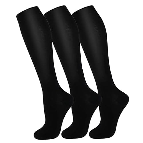 FuelMeFoot 3 Pack Copper Compression Socks - Compression Socks Women & Men Circulation - Best for Medical,Running,Athletic - Image 1