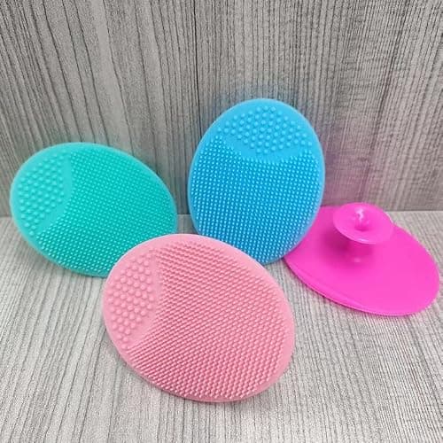 Silicone Facial Cleansing Brush - 4 Pack Face Scrubber & Exfoliator for Deep Cleaning, Soft Brush, Blackhead & Acne Pore Care thumbnail 2