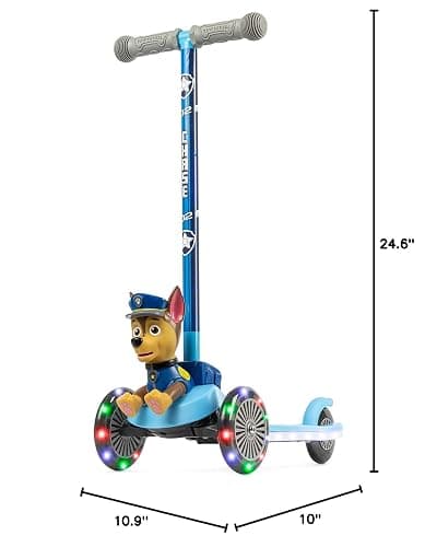 Kick Scooter for Kids, 3 Wheel Self Balancing, Light Up LED Wheels thumbnail 10