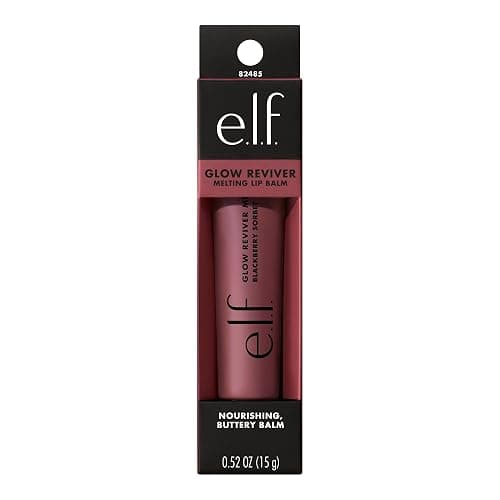 e.l.f. Glow Reviver Melting Lip Balm, Hydrating Tinted Lip Balm For A Glossy Finish & Soft, Supple Lips, Vegan & Cruelty-Free, Blackberry Sorbet thumbnail 9