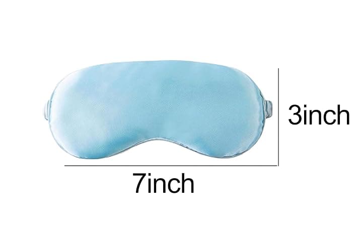 Blue Eye Mask for Sleeping,Soft and Comfortable Fabric, Eye Shade Cover for Travel Nap thumbnail 2
