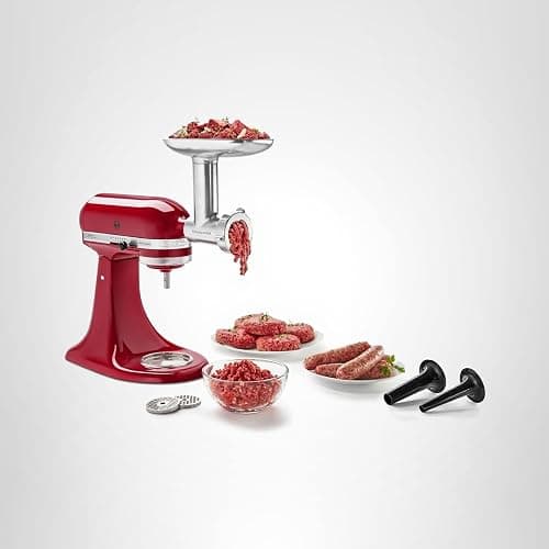 KitchenAid Stand Mixer Attachment, Food Grinder KSMMGA, Metal Food Grinder thumbnail 7
