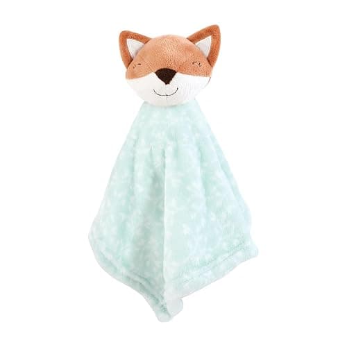 Hudson Baby Unisex Baby Animal Face Security Blanket, Enchanted Forest 3-Pack, One Size thumbnail 4