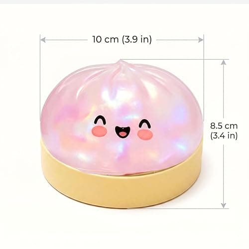 Stress Relief Squishy, Random 1 of 7 Color, Squeeze Party Favor Gifts | Random 1 of 7 Color, Mystery Cherry Blossom Scented Edition, Stress Relief Sensory for Holiday Gifts Party Favors thumbnail 3