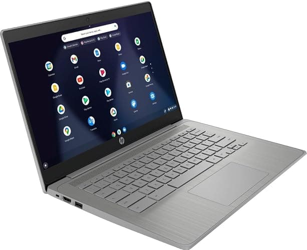 HP 2023 Chromebook Laptop, 14 Inch Display, Intel Celeron N4120 Processor, 4GB RAM, 64GB eMMC, Intel UHD Graphics 600, WiFi, Bluetooth, Chrome OS, Modern Gray thumbnail 2