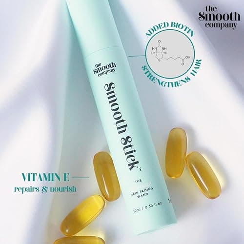 Smooth Stick™ - Premium Hair Taming Wand for taming flyaways and brows. Enriched with Biotin, Vitamin E, and Aloe Vera. Oil Free, Alcohol Free, Non-Greasy formula. thumbnail 5