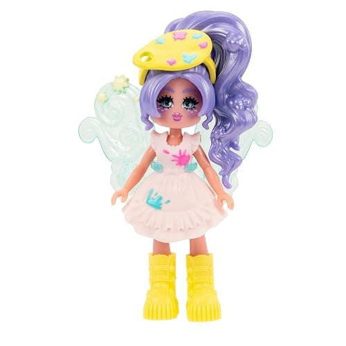Royale High 3” School Spirit Fashion Pack: Art - Light Series 1-1 Figure with 15 Accessories - Wings Become Rings - Virtual Item Code Included - Ages 5+ thumbnail 6