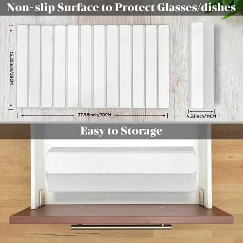 Extral Large Stone Dish Drying Mats for Kitchen Counter, 28"(L)×16"(W) Quick Dry Dish Drying Mat, Collapsible Eco-Friendly Absorbent Diatomaceous Earth Mat for Dishes Cups, Match Any Countertop thumbnail 2