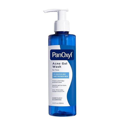 PanOxyl Acne Gel Wash, 2% Salicylic Acid, For Face, 6.5 fl oz | Gel-to-Foam Cleanser, Clears & Helps Prevent Acne, Mattifies with Zinc PCA, Reduces Redness, Nourishes Skin, All Skin Types - Image 1