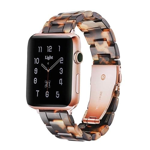 Light House Apple Watch Bands-Fashion Lightweight Resin iWatch Bands for Women Men 38mm/40mm/41mm/42mm(Series 11 10), 49mm/46mm/45mm/44mm/42mm(S 3 2 1), Compatible with Apple Watch Series 11 SE 10 9 8 7 6 5 4 3 Ultra - Image 1