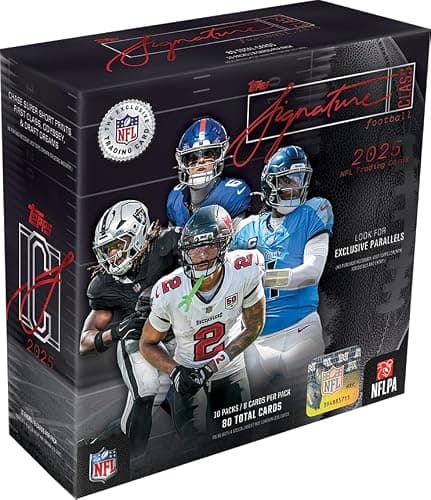 2025 Topps Signature Class Football - Factory Sealed - Mega Box - Image 1