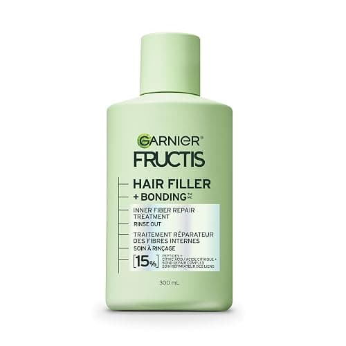 Garnier Fructis Hair Filler + Bonding Fiber Repair Pre-Shampoo Treatment, For Damaged Hair, Repairs & Strengthens Broken Bonds, Fills Hair with Strength 7 Layers Deep,300ml - Image 1