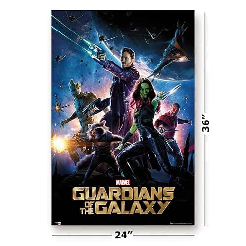 Guardians Of The Galaxy - Movie Poster (Regular Style) (Size: 24" x 36") thumbnail 2