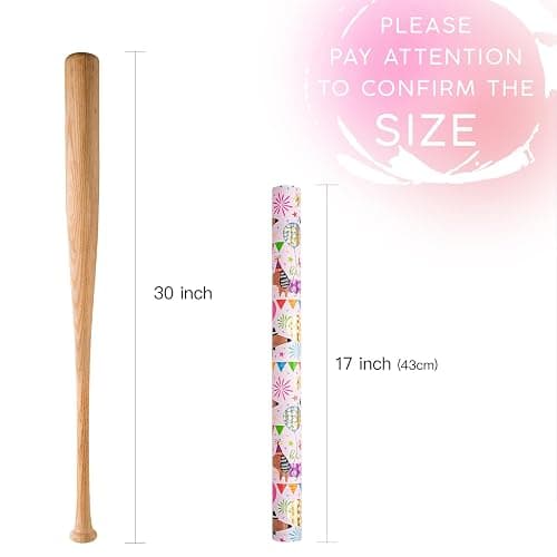 WRAPAHOLIC Dog Birthday Wrapping Paper - Mini Roll - 17 Inch x 16.5 Feet - Gold Foil Dachshund Dogs and Happy Birthday Wrapping Paper for Girl Boy Kids, Baby Shower thumbnail 3