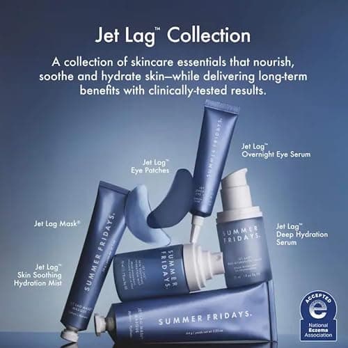 Summer Fridays Jet Lag Under Eye Patches - Hydrating & Depuffing Hydrogel Eye Masks with Caffeine & Peptides to Soothe & Refresh the Undereye Area (6 Pairs) thumbnail 6