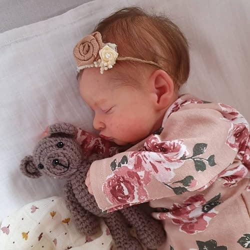 Lonian 20 inch 50cm Reborn Toddler Doll Baby Soft Vinyl Silicone Real Life Like Looking Newborn Dolls Magnetic Pacifier Birthday Gifts Toys thumbnail 5
