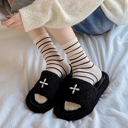OTAODKA Athletics Socks for Women and Girls Cute Ankle Cotton Sock thumbnail 5