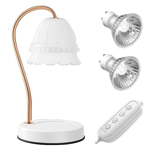 GEEZO Fragrance Candle Warmer Lamp，Electric Candle Warmer with Timer & Dimmer，Mom Christmas Birthday Gifts for Women, House Warming Gifts New Home Bedroom Decor thumbnail 9