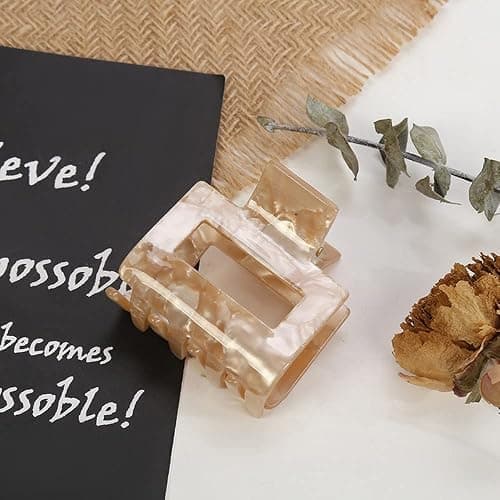 Krallenclip,3 Stück Rutschfeste Kleine Krallenclips Starker Halt Haarspangen Frauen Haarkrallenclips für Dickes Haar - 3pcs-2 thumbnail 3