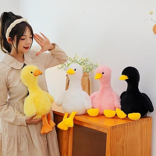Gwxqybfe Duck Stuffed Animal, Stuffed Duck Plush Toys, Birthday for Kid Boys Girls (10inch-Yellow) thumbnail 5