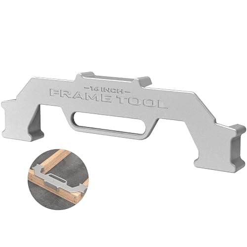 Framing Tools,16 Inch On-Center Stud Layout Tool,100% Cast Aluminum Framing Spacing Tool,Premium Wall Stud Framing Tool,Precision Measurement Jig Tool For Framing Wall - Image 1