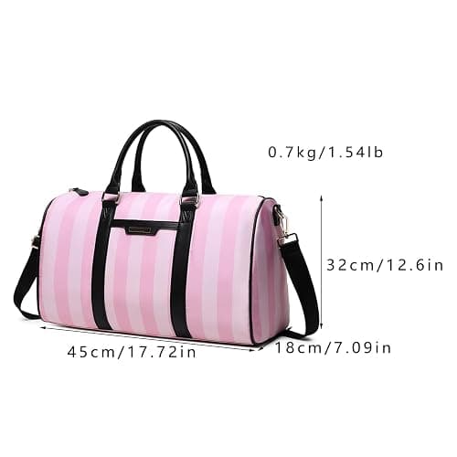 Ds UUby Victorias Secret Borse Tote da donna, Borse a Spalla in Tela, Grande Capacità Borse Tote con Cerniera, Tote Bag per Lavoro Scuola Viaggio thumbnail 7