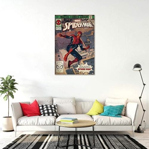 Spider Man Comic Book Cover Poster, Size 24x36 (Spider-Man) thumbnail 3