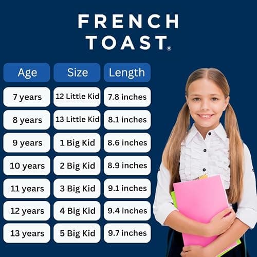 French Toast Girls Round Toe Ankle Strap Maryjane School Shoes - Mary Jane Chunky Platform Oxford Dress Shoe Pumps - Black/Navy/Brown (Size 12-5 Little Kid/Big Kid) thumbnail 7