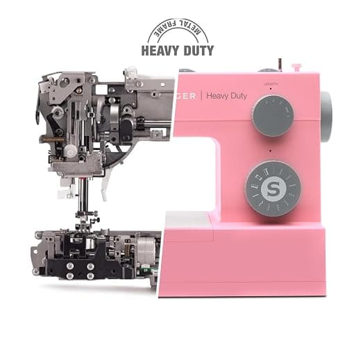 SINGER 4411 Heavy Duty Pink Sewing Machine with Accessories | High Speed, 69 Stitch applications, Strong Motor, Metal Frame, LED Light & 4-Step Buttonhole thumbnail 9