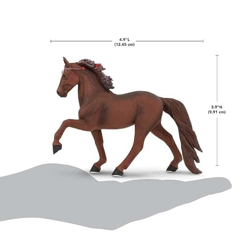 Safari Ltd. Tennessee Walking Horse Figurine - Lifelike 5.25" Model Figure - Educational Toy for Boys, Girls, and Kids Ages 3+ thumbnail 3