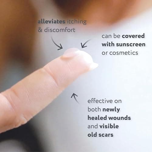 ScarAway Acne Scar Treatment, Clear Silicone Scar Gel, 100% Medical-Grade, Helps Improve Size, Color & Texture of Post-Acne Hypertrophic & Keloid Scars on Face & Body, Water Resistant, 15 grams thumbnail 4