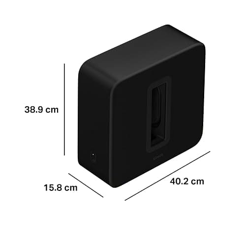 Sonos Sub 4 - Wireless Subwoofer - Black thumbnail 3