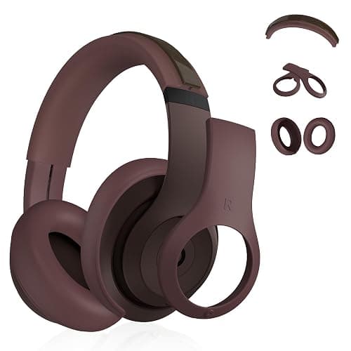 【3 in 1】 Silicone Case for Beats Studio Pro, Anti-Scratch Ear Pad Case Cover Shell Headband Accessories Soft Silicone Skin Protector for Beats Studio Pro (Brown) - Image 1