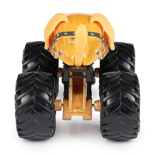 Monster Jam 2023 Spin Master 1:64 Diecast Truck Series 31 Ruff Crowd Monster Mutt Golden thumbnail 7
