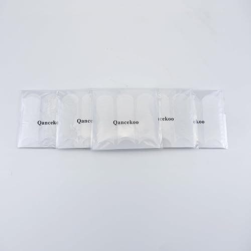 Qancekoo 576pcs 12 Sheets French Manicure Strips, Nail Guide Stickers Self-Adhesive Nail Sticker Tips for Women Girls - Moon Shape Design thumbnail 9