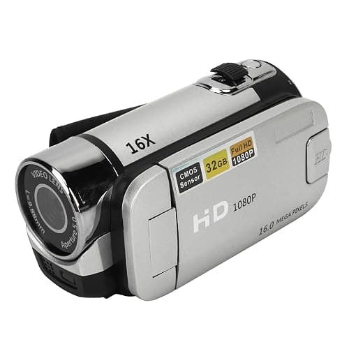 1080P Video Camera, 16MP Camcorder, 16X Digital Zoom, Vlogging Camera with Fill Light, 1/4 Inch Thread Hole, 2.4 Inch Rotatable Screen, USB Recorder (-2214230150515) thumbnail 9