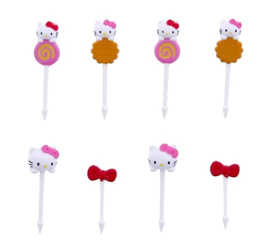 Torne Bento Pick, Kitty, Nikoniko, Character Valve, White thumbnail 4