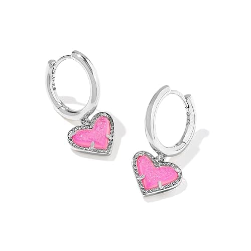 Kendra Scott Ari Heart Huggie Earrings for Women, Fashion Jewelry - Image 1