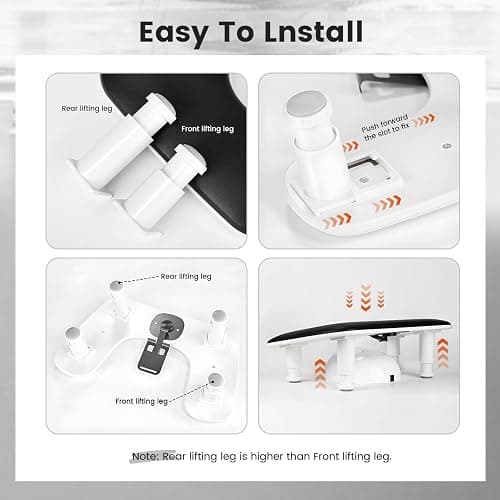 JODSONE U-Shaped Black Arm Rest for Nails Tech with Rotating 360°Built-In Phone Holder and Adjustable Nail Arm Rest Detachable Manicure Hand Rest for Salon Design thumbnail 6