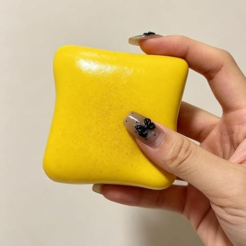 Slow Rising Simulated Stress-Relief Toy, Soft PU Sensory Fidget Toy (1, 4.1inch-Yellow) thumbnail 6