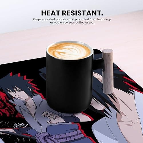 Head Case Designs Officially Licensed Naruto Shippuden Sasuke Graphic Art 37.4 x 15.75 x 0.16 inches (900 x 400 mm) - XL Gaming Office Desk PC Keyboard Mouse Mat Pad thumbnail 6