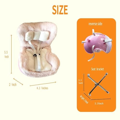 Accessories for 10-17cm Doll,Car Air Conditioner Air Outlet Decoration compatitable with Plush Doll,Cute Car Outlet Decoration Interior Accessories thumbnail 3
