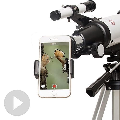 Gskyer Telescope, 70mm Aperture 400mm AZ Mount Astronomical Refracting Telescope for Kids Beginners - Travel Telescope with Carry Bag, Phone Adapter and Wireless Remote. thumbnail 8